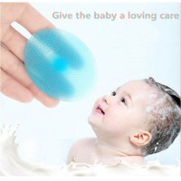 New Style Baby Products Silicone Massage Wash Face Brush Wash Head Bath Brush