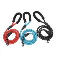 Eco-Friendly Safety Nylon Noctilucence Stretch Circinal Pet Dog Rope